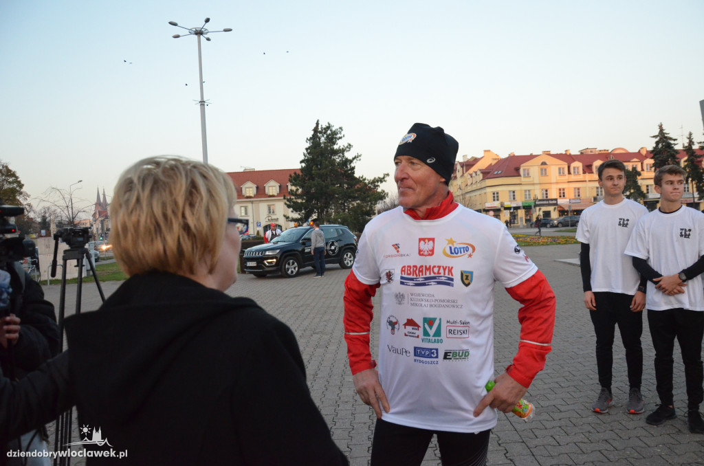 Ultramaratończyk dobiegł do Włocławka