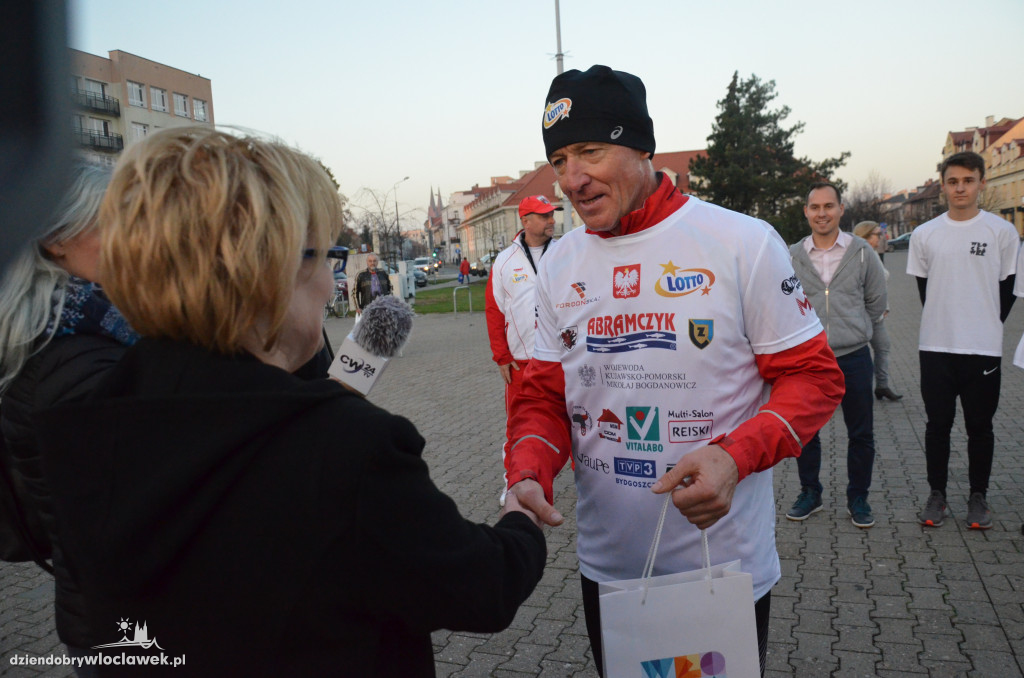 Ultramaratończyk dobiegł do Włocławka
