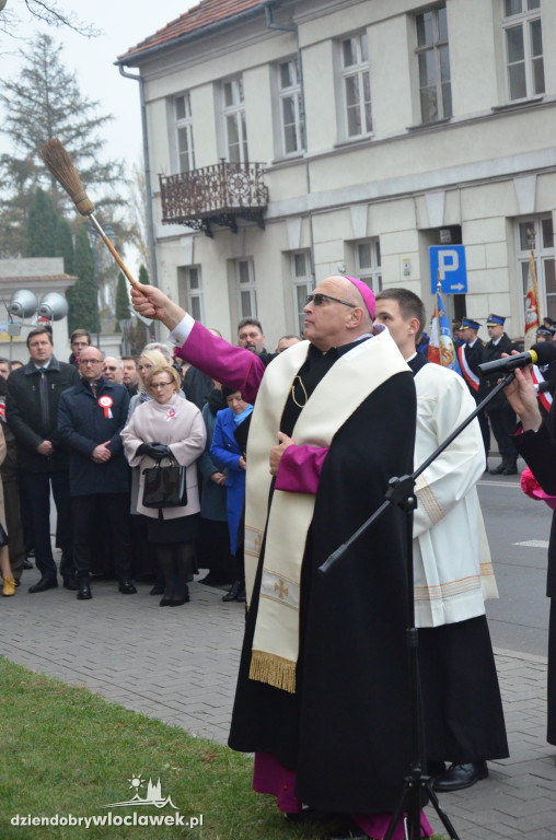 Poświęcenie tablicy przy Katedrze