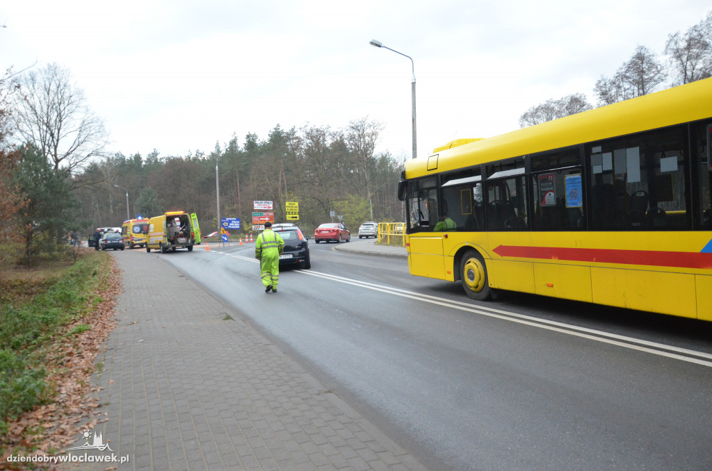 Kolizja na wylocie z Włocławka