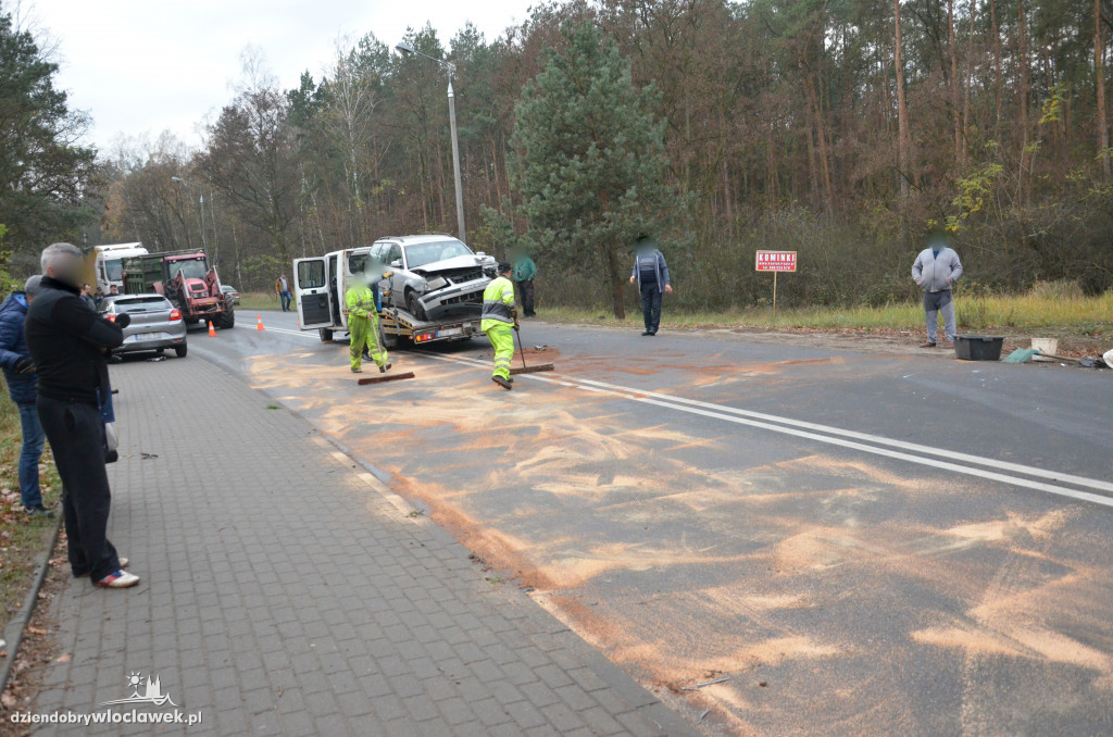 Kolizja na wylocie z Włocławka