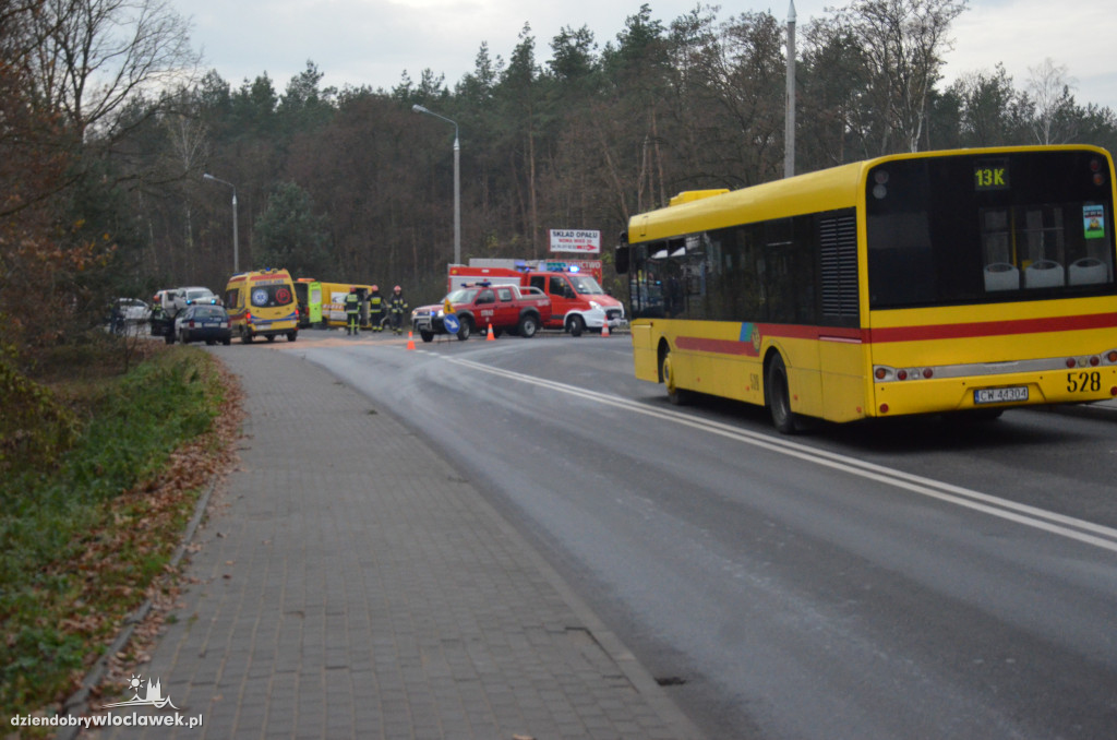 Kolizja na wylocie z Włocławka