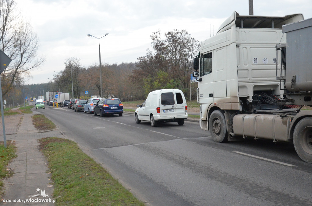 Kolizja na wylocie z Włocławka