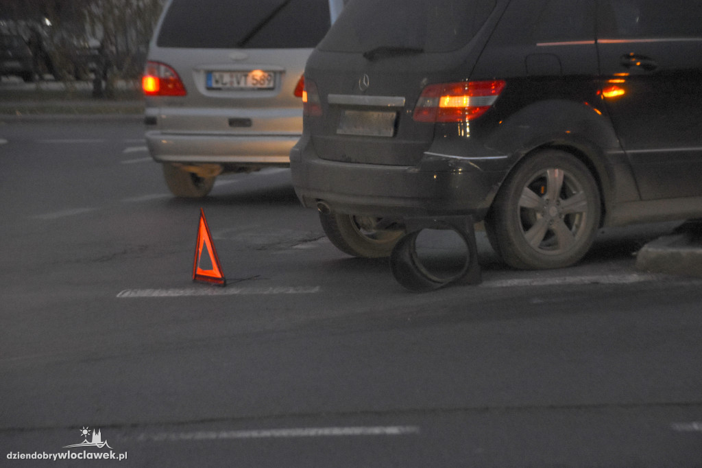 Kolizja przy Tesco. Zepsuty sygnalizator