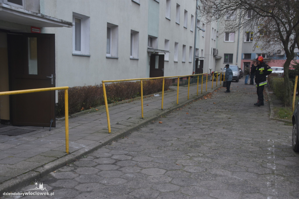 Pożar w piwnicy bloku przy Królewieckiej
