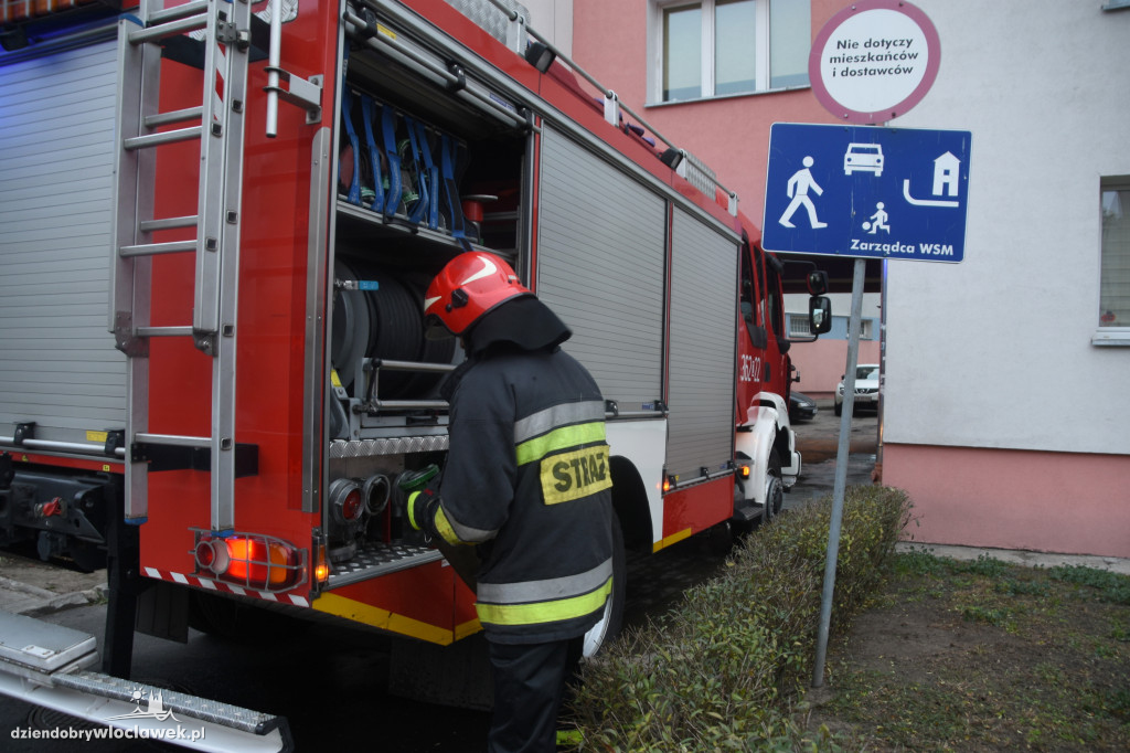 Pożar w piwnicy bloku przy Królewieckiej