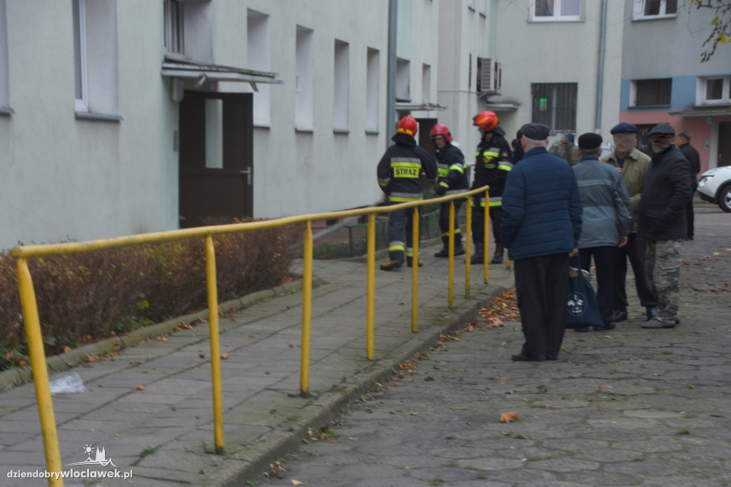 Pożar w piwnicy bloku przy Królewieckiej