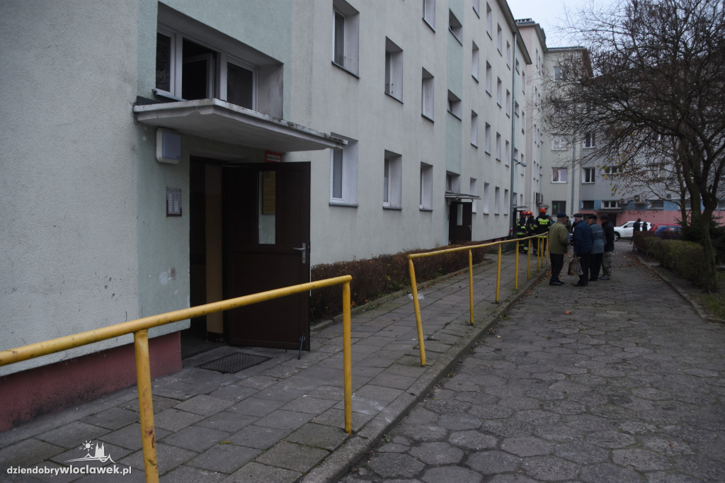 Pożar w piwnicy bloku przy Królewieckiej