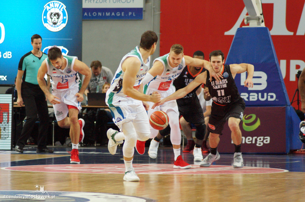 Mecz Anwil vs Le Mans w Hali Mistrzów