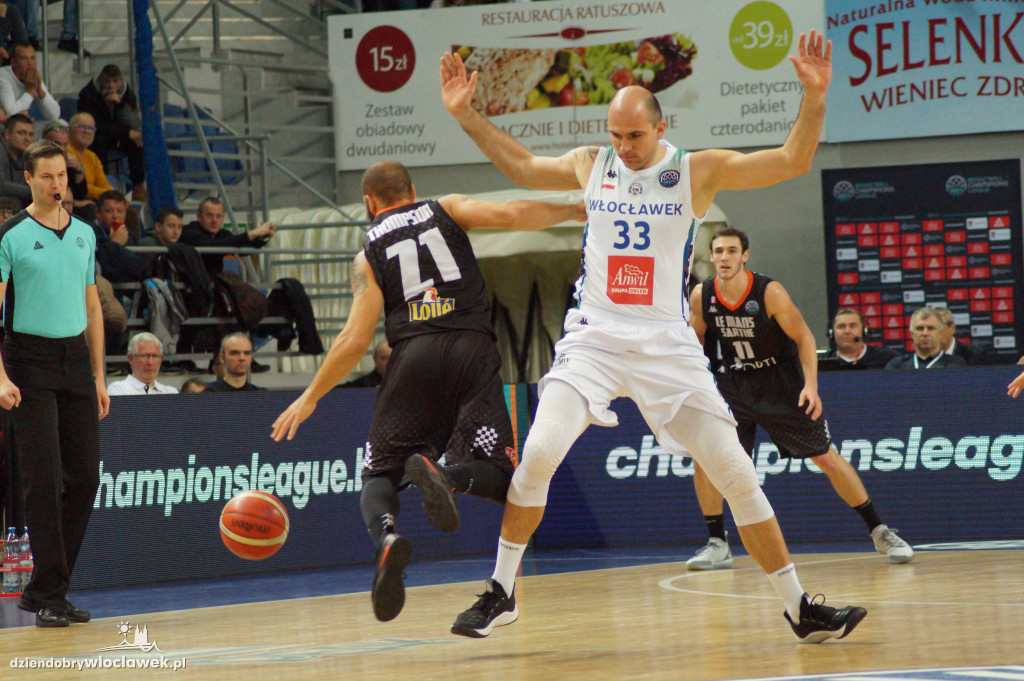 Mecz Anwil vs Le Mans w Hali Mistrzów