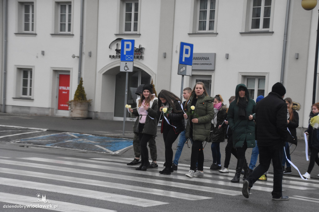 Biała Wstążka na włocławskich ulicach