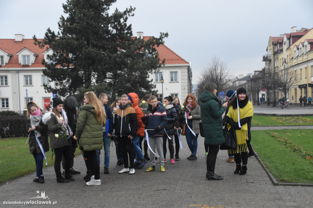 Biała Wstążka na włocławskich ulicach
