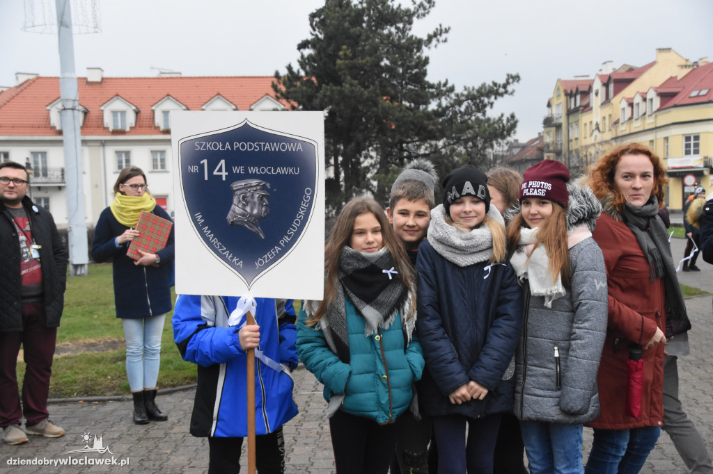Biała Wstążka na włocławskich ulicach