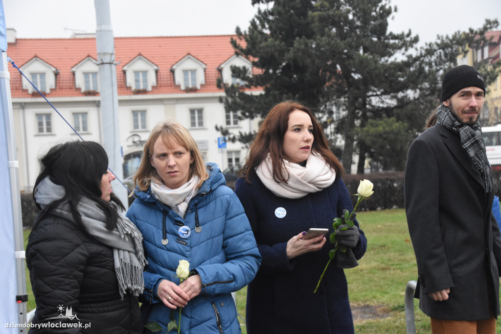 Biała Wstążka na włocławskich ulicach
