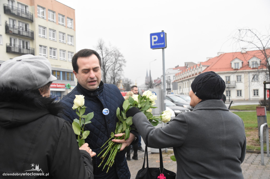 Biała Wstążka na włocławskich ulicach