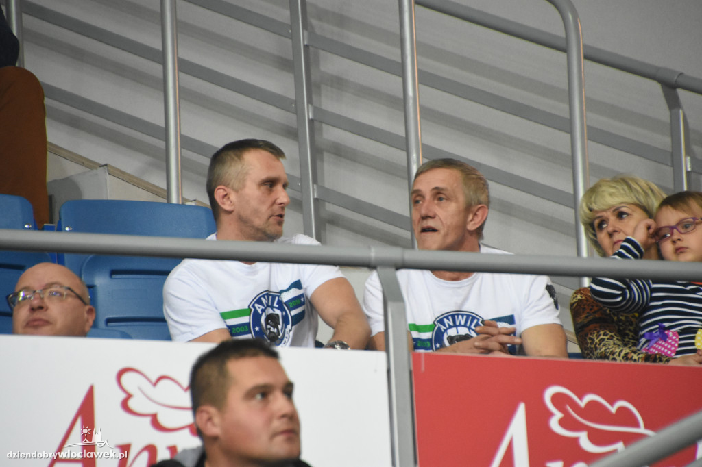 Kibice na meczu Anwilu z BK Ventspils