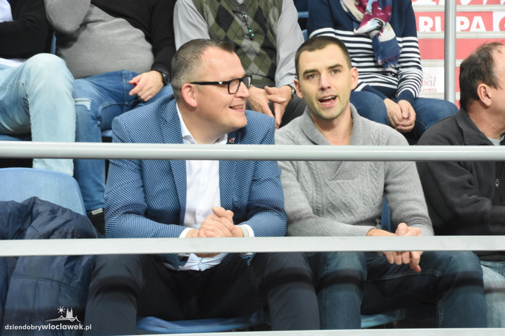 Kibice na meczu Anwilu z BK Ventspils