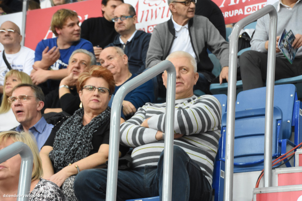 Kibice na meczu Anwilu z BK Ventspils