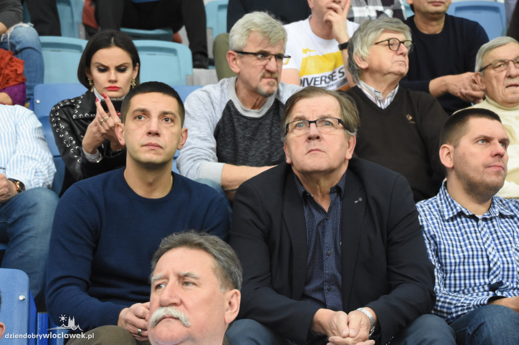 Kibice na meczu Anwilu z BK Ventspils