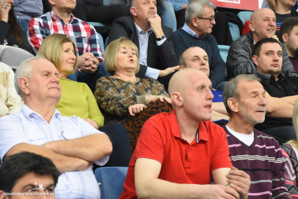 Kibice na meczu Anwilu z BK Ventspils