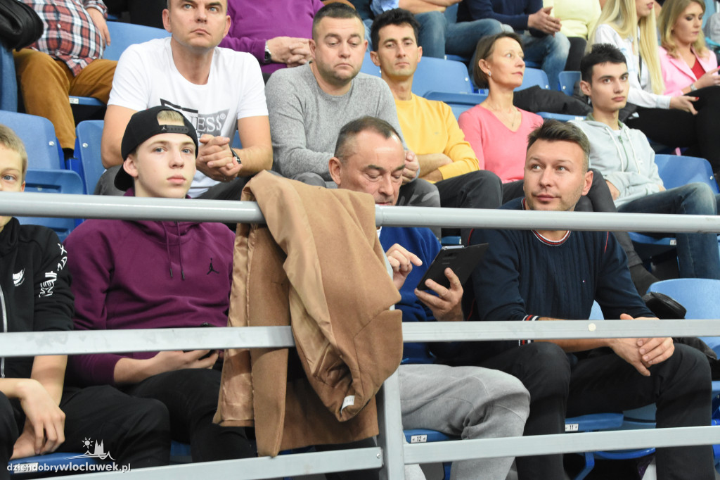 Kibice na meczu Anwilu z BK Ventspils