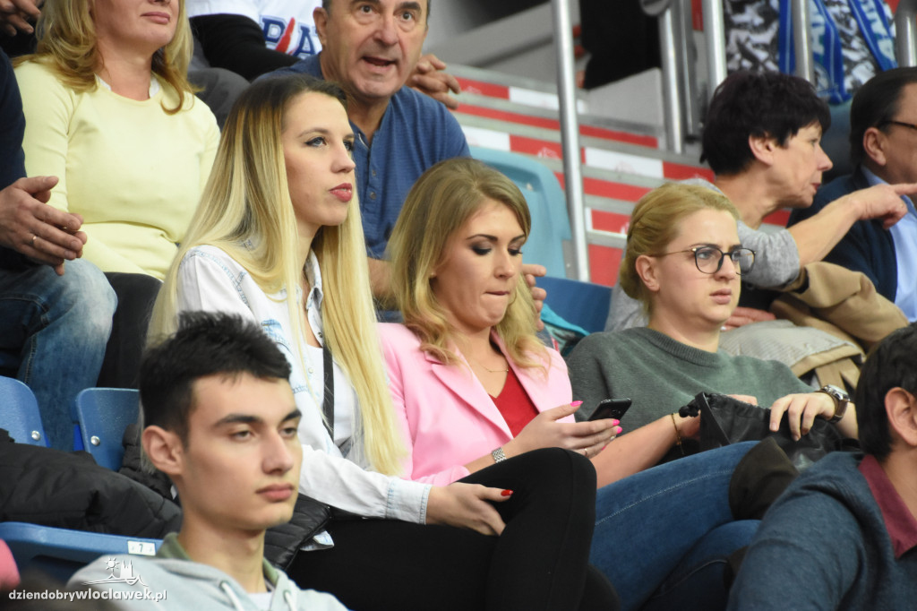 Kibice na meczu Anwilu z BK Ventspils