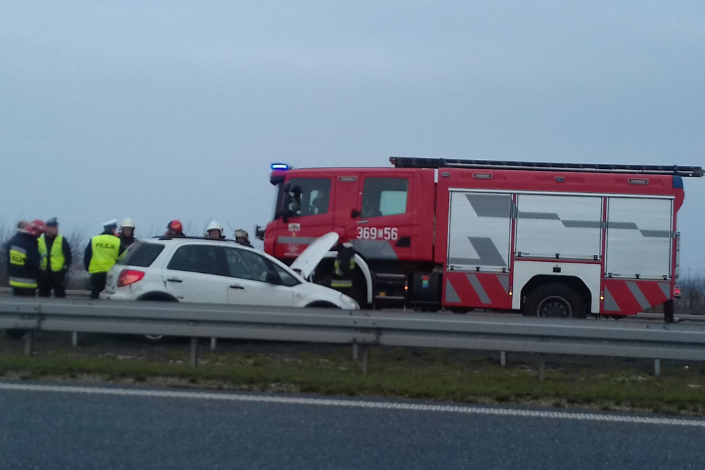 Groźne zdarzenie na autostradzie A1