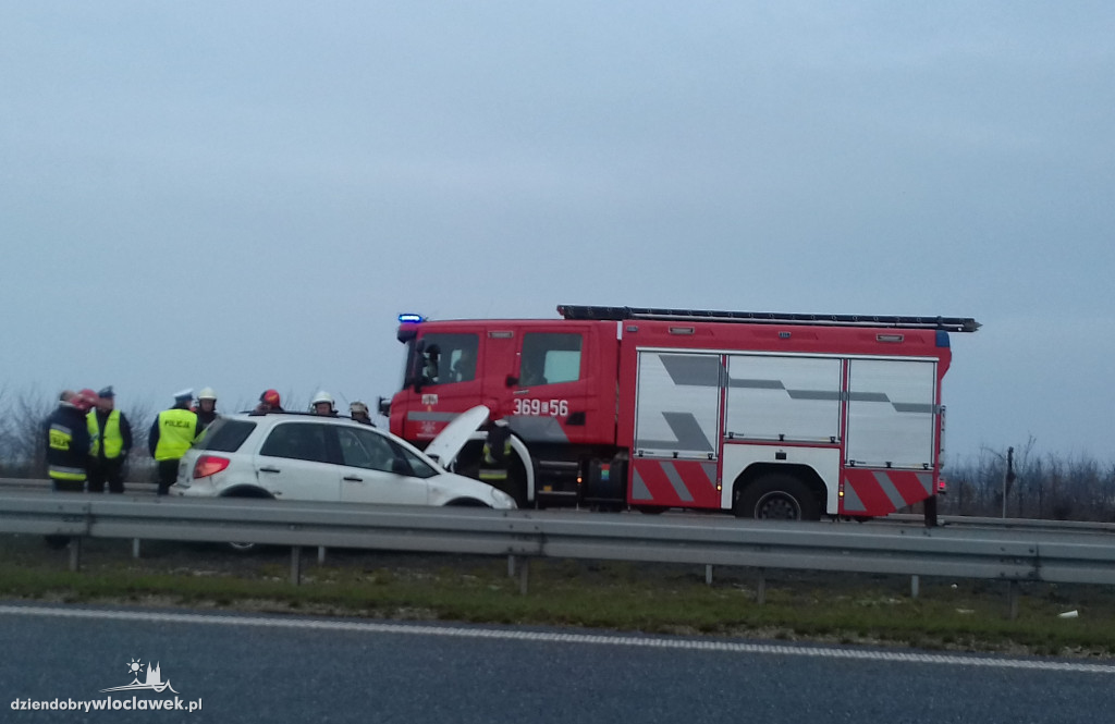 Groźne zdarzenie na autostradzie A1