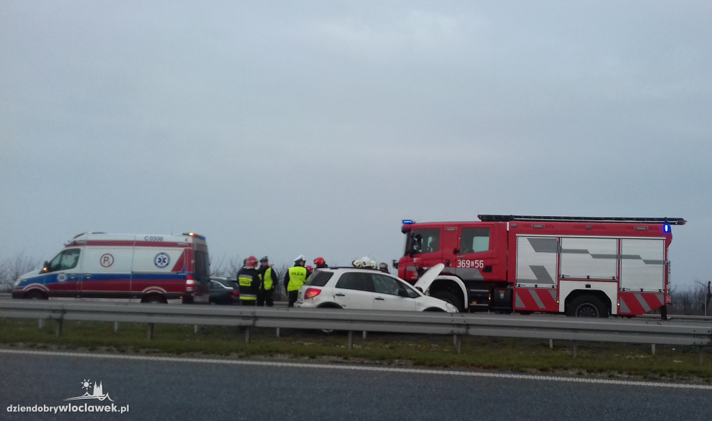 Groźne zdarzenie na autostradzie A1