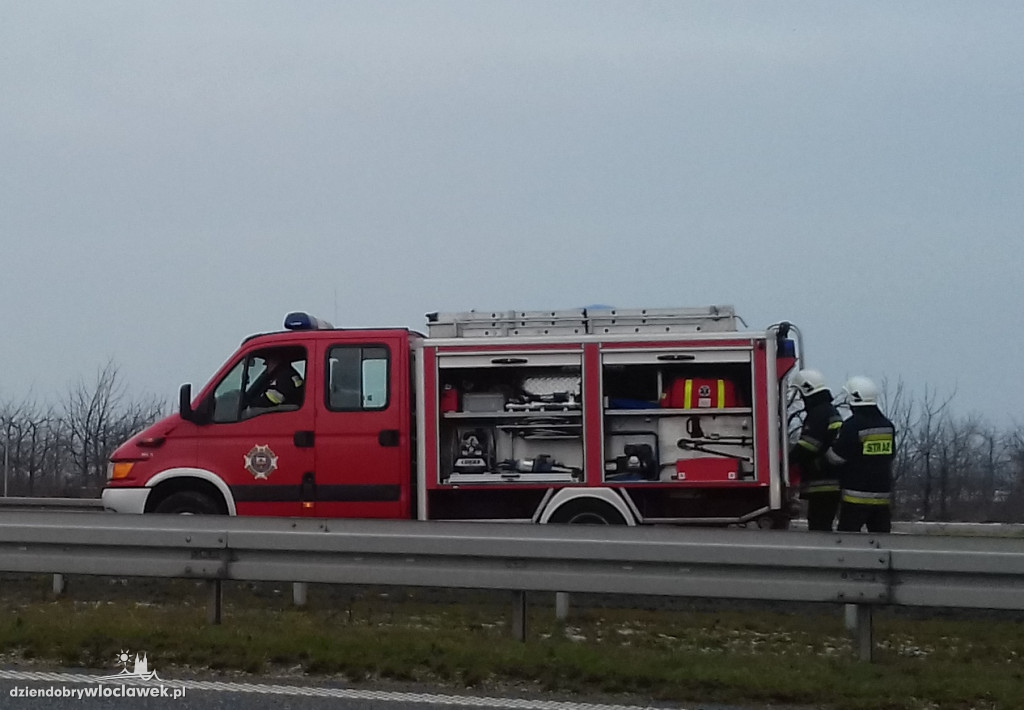 Groźne zdarzenie na autostradzie A1