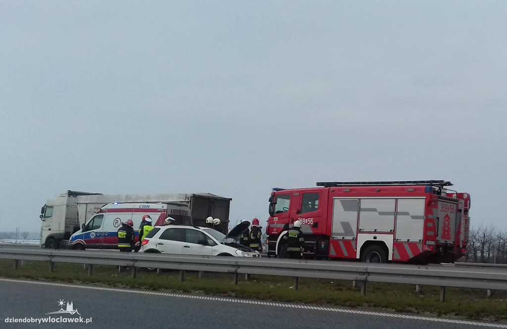 Groźne zdarzenie na autostradzie A1