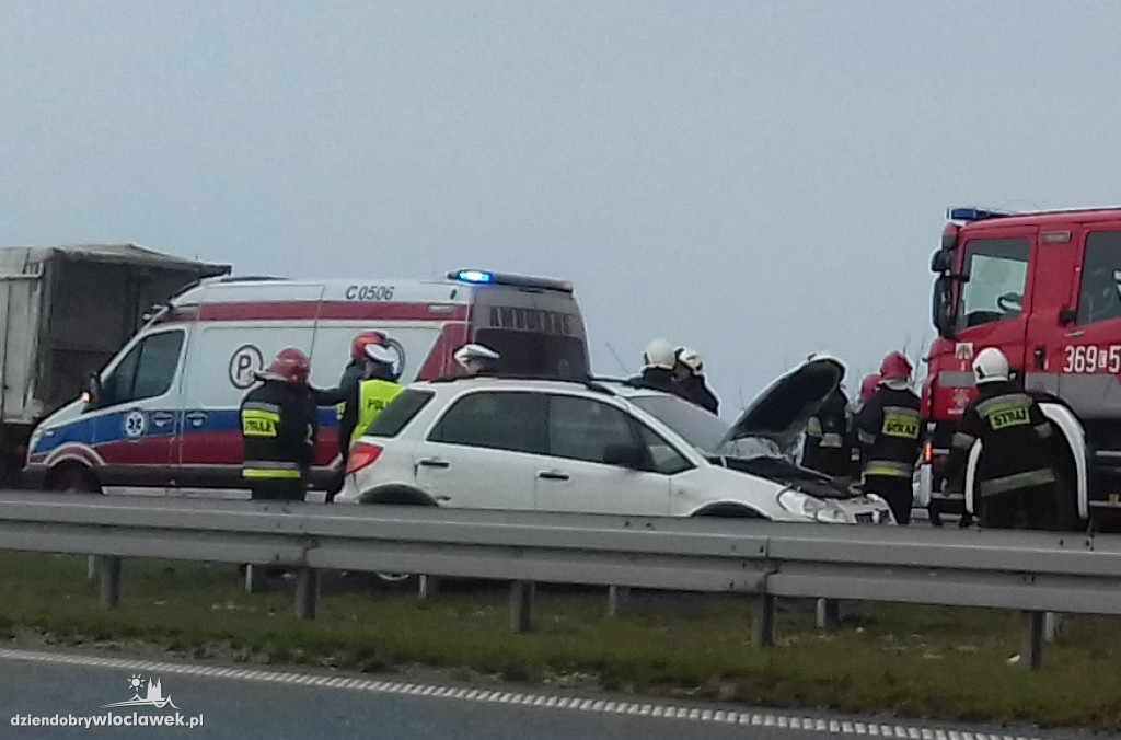 Groźne zdarzenie na autostradzie A1
