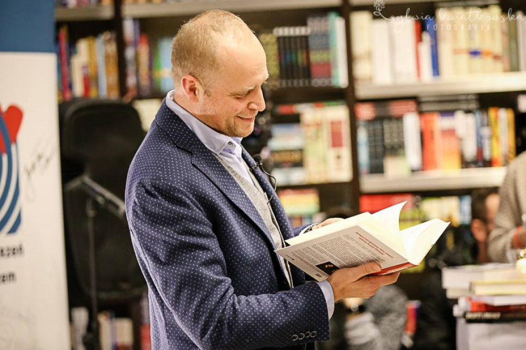 Piotr Adamczyk czytał włocławianom