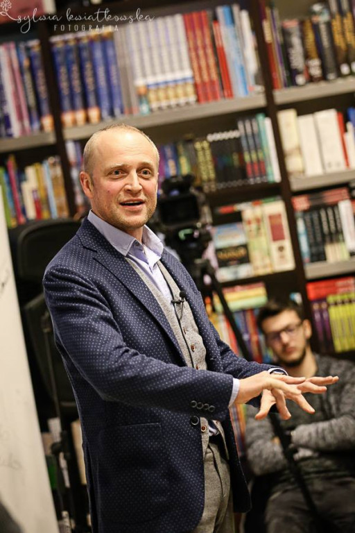 Piotr Adamczyk czytał włocławianom
