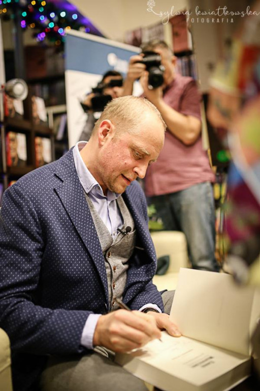 Piotr Adamczyk czytał włocławianom