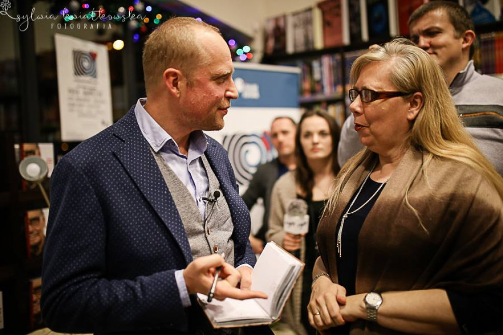Piotr Adamczyk czytał włocławianom