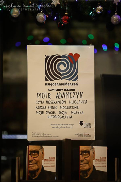 Piotr Adamczyk czytał włocławianom