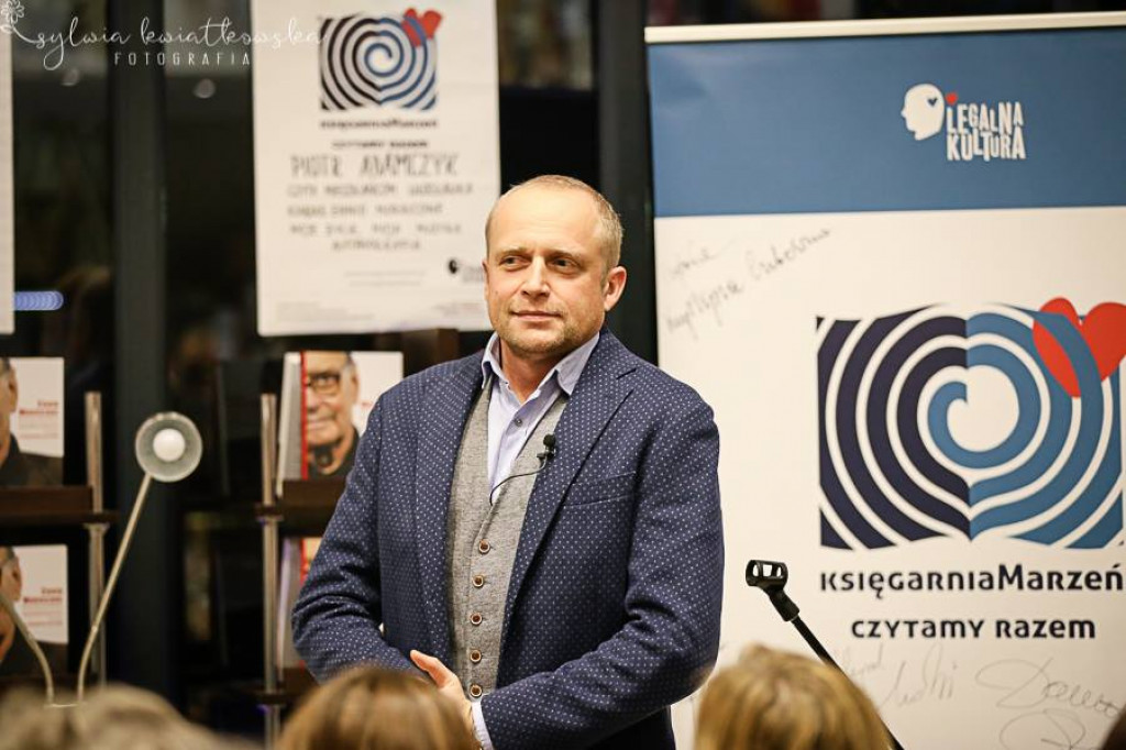 Piotr Adamczyk czytał włocławianom
