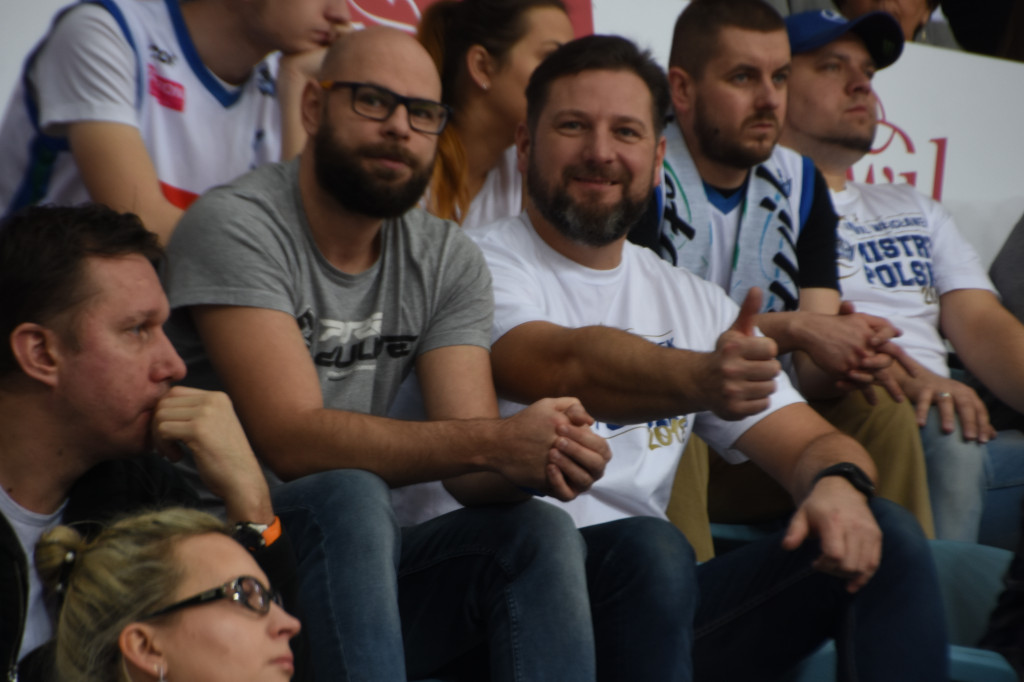 Kibice na meczu Anwilu ze Startem Lublin