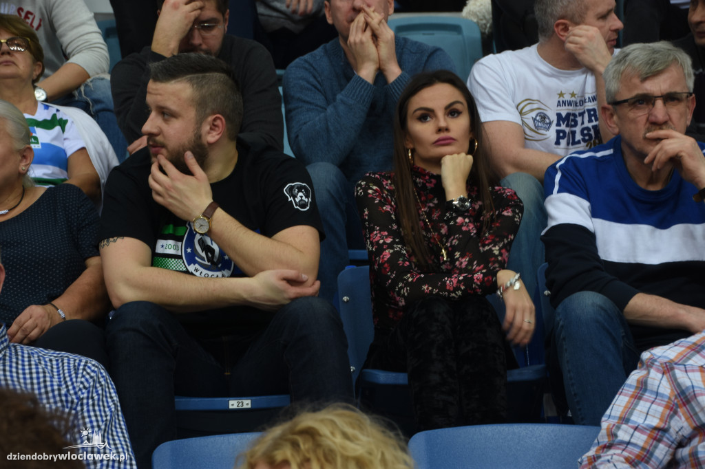 Kibice na meczu Anwilu ze Startem Lublin