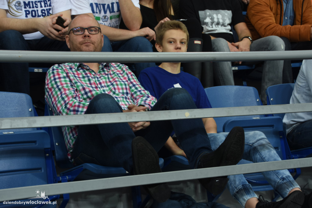 Kibice na meczu Anwilu ze Startem Lublin