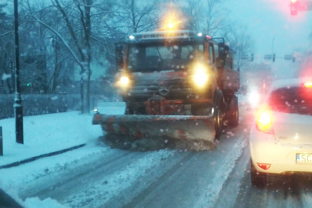 Śnieżna zima wróciła do Włocławka