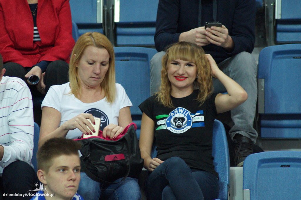 Kibice na meczu Anwil vs Sidigas Avellino