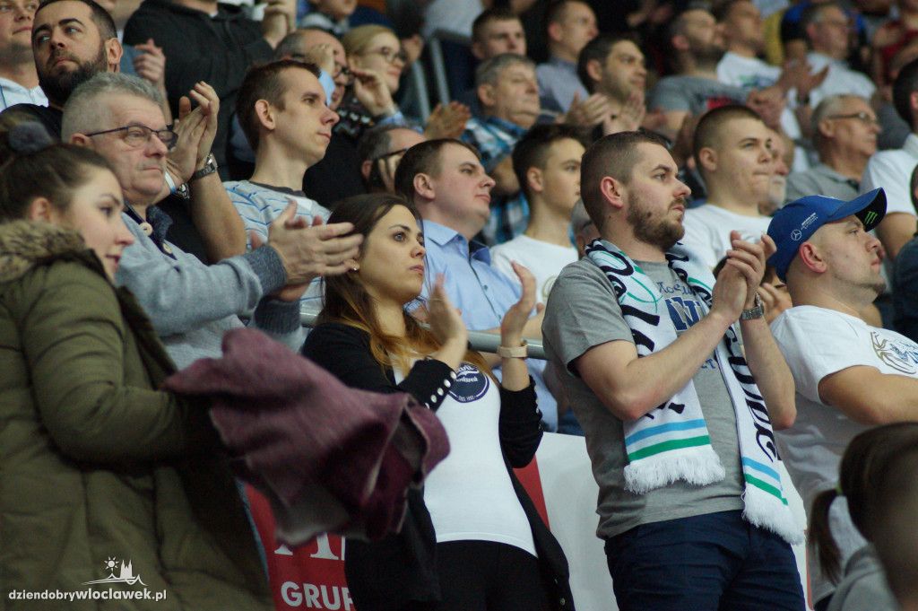 Kibice na meczu Anwil vs Sidigas Avellino