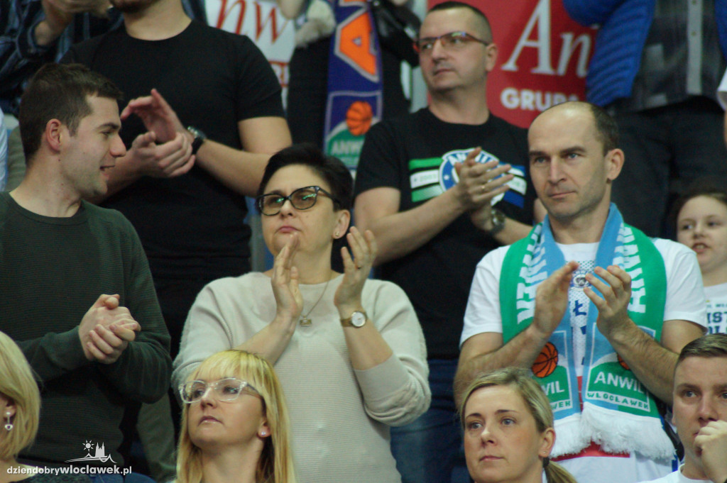 Kibice na meczu Anwil vs Sidigas Avellino