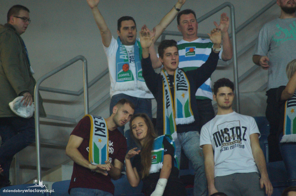 Kibice na meczu Anwil vs Sidigas Avellino
