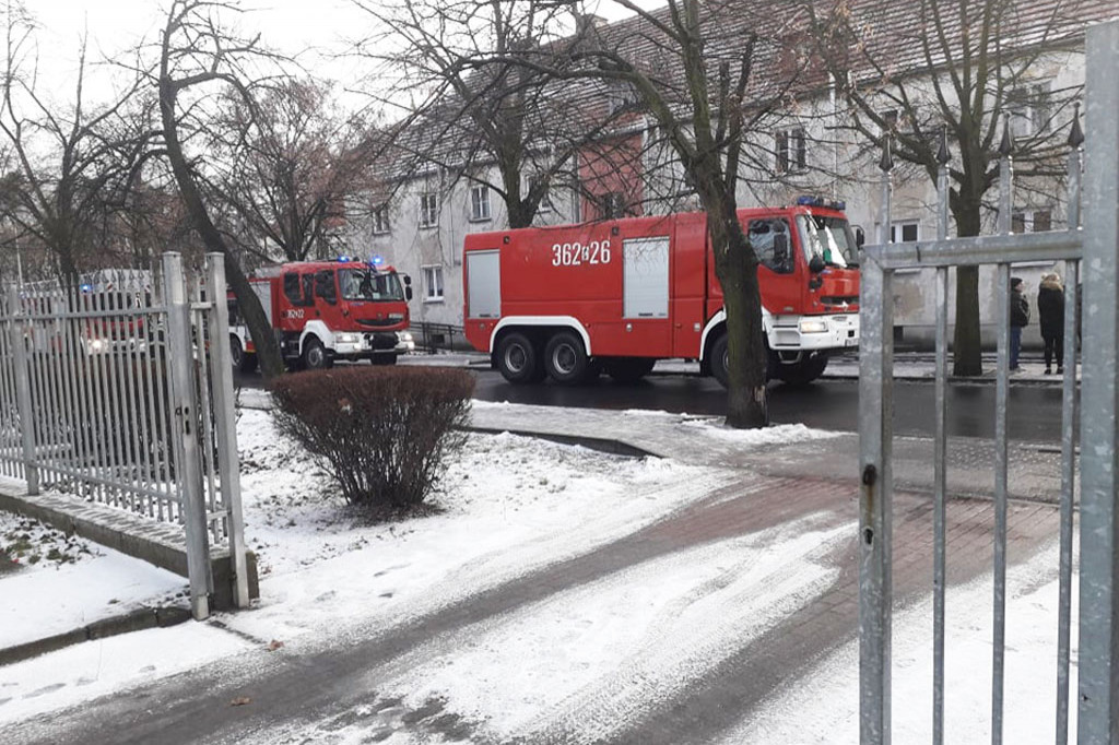 Pożar w domu mieszkalnym przy Chmielnej