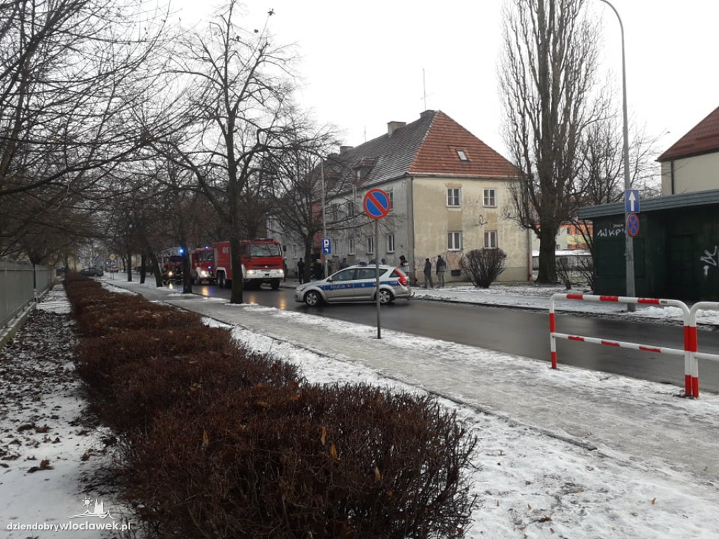 Pożar w domu mieszkalnym przy Chmielnej