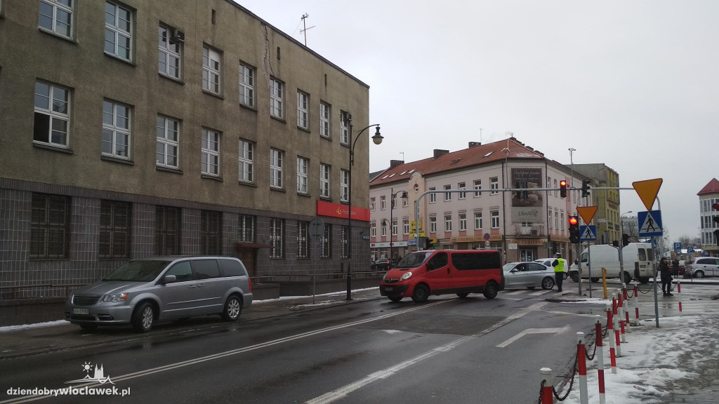 Pożar w budynku poczty przy Chopina