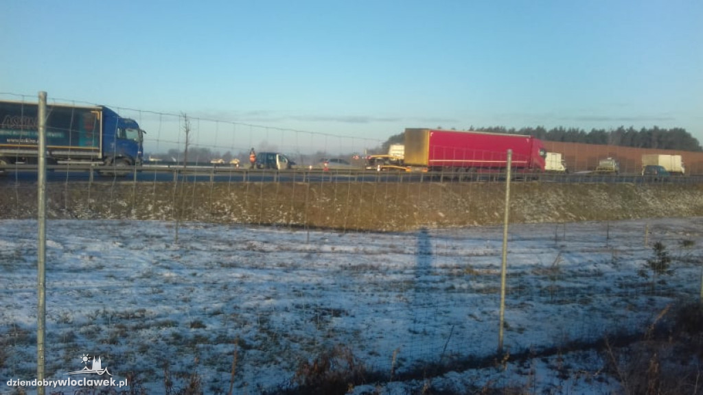4 auta zderzyły się na A1